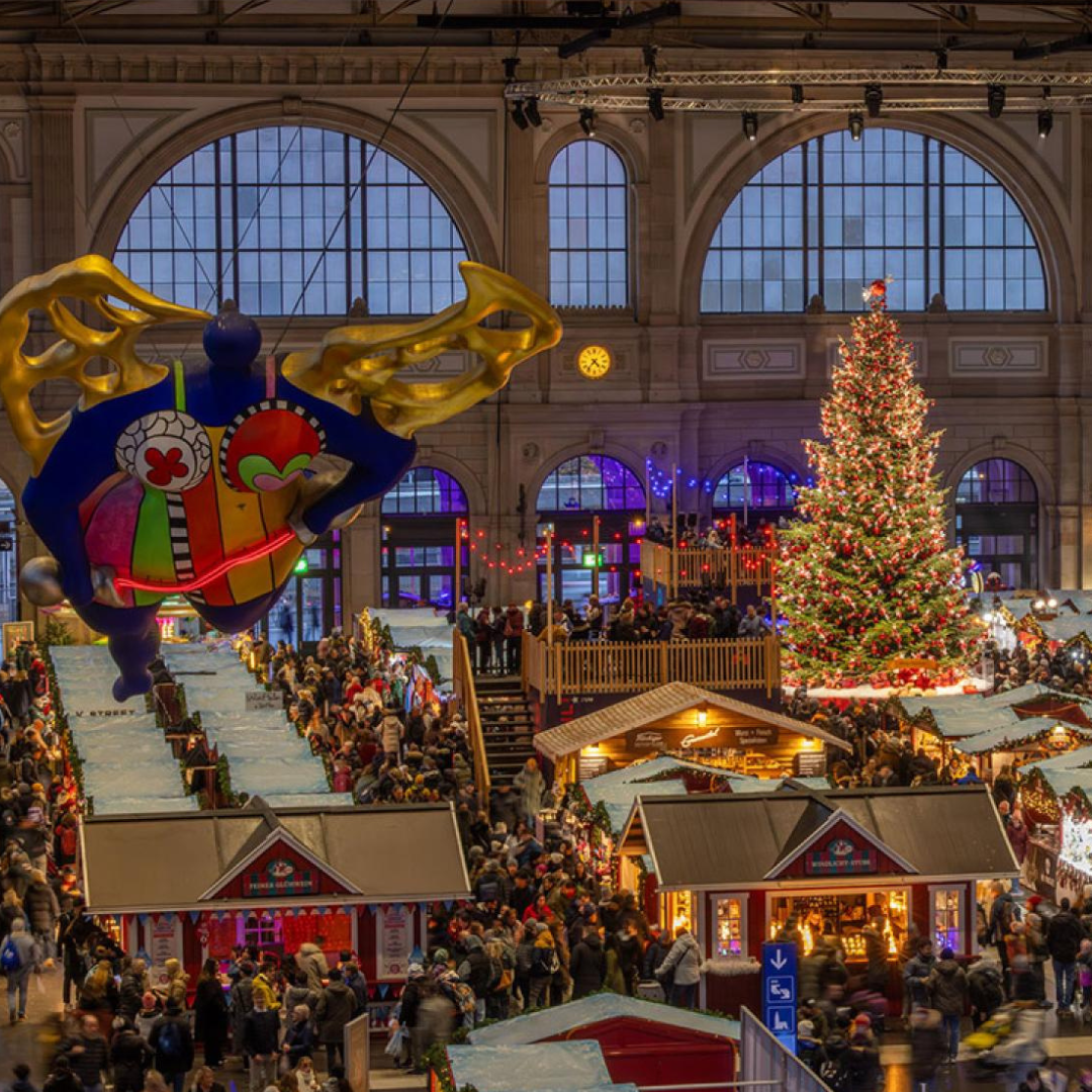 Zürich HB Weihnachtsmarkt, 21. November – 24. Dezember 2024