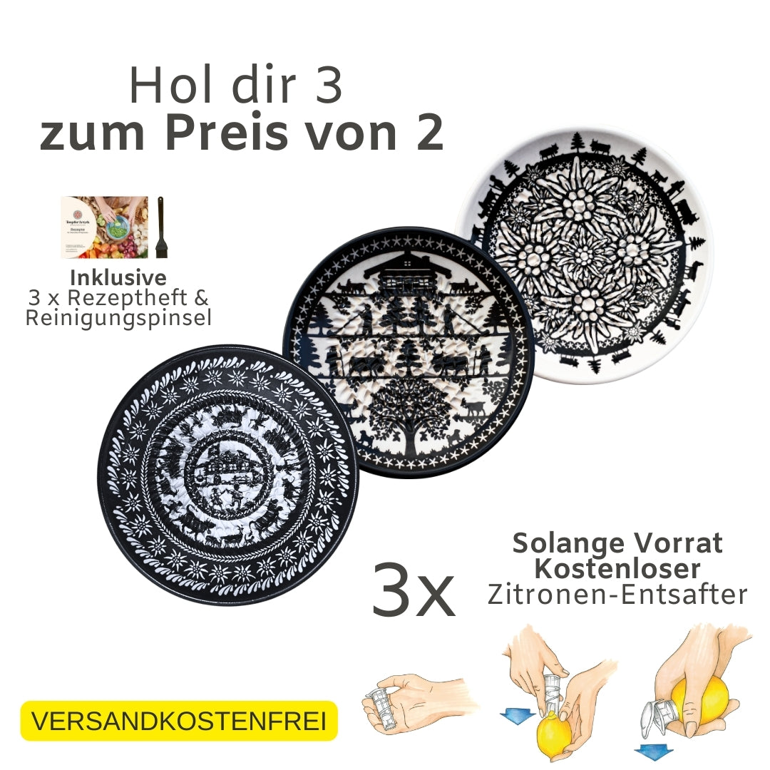 Toepferart Keramikreiben Swiss Edition - Swiss Edition-Verschenk-Set 3für2 portofrei