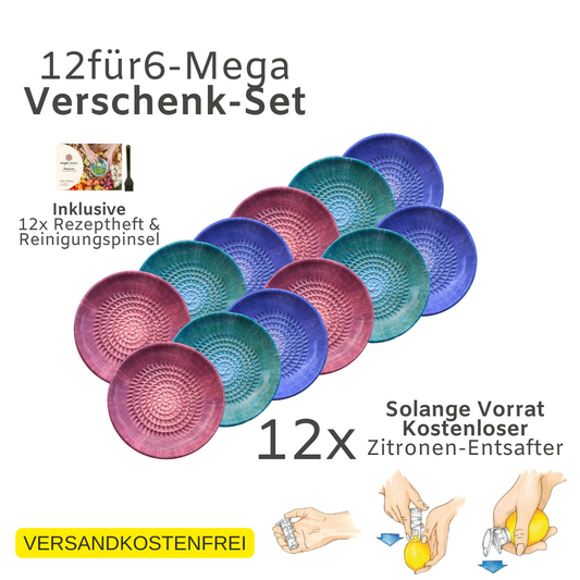 Toepferart Keramikreiben ArteMio - Harmony-Verschenk-Set 12für6 portofrei